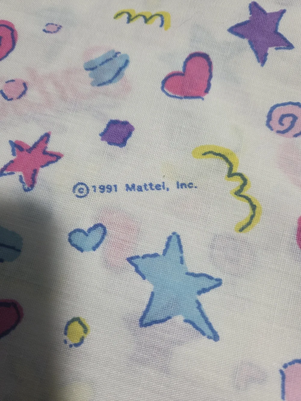 Vintage 1991 Barbie Curtains